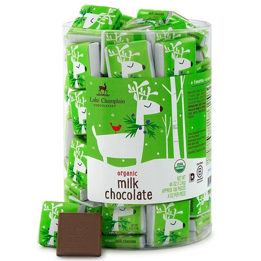 LC Chocolate - Holiday Milk Choc Squares - Shelburne Country Store