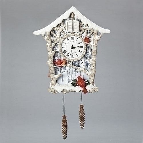 Cardinal Cuckoo Clock with LED and Sound - Shelburne Country Store