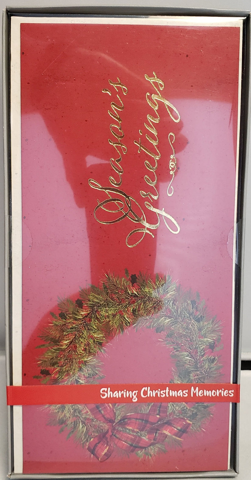 Tall Traditions 18 Card Set - Classic Wreath - Shelburne Country Store