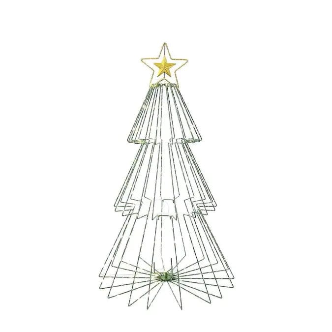41" Lighted Metal Christmas Tree - Shelburne Country Store