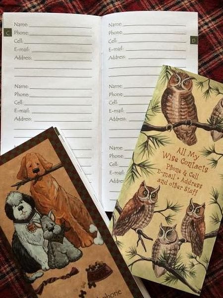 Address Book - Owls - Shelburne Country Store