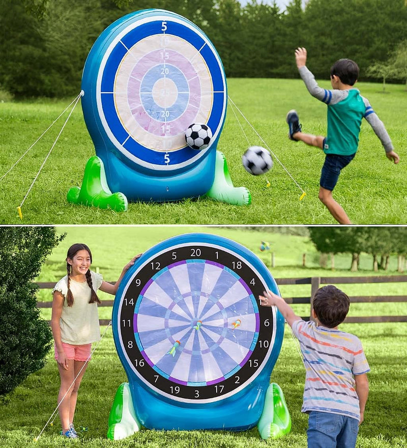 Giant 58-Inch Inflatable 2-in-1 Darts & Soccer Set - Shelburne Country Store
