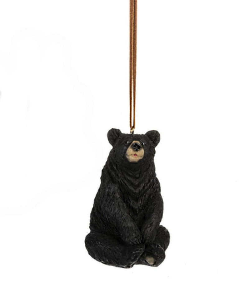 Black Bear Ornament -  Sitting - Shelburne Country Store