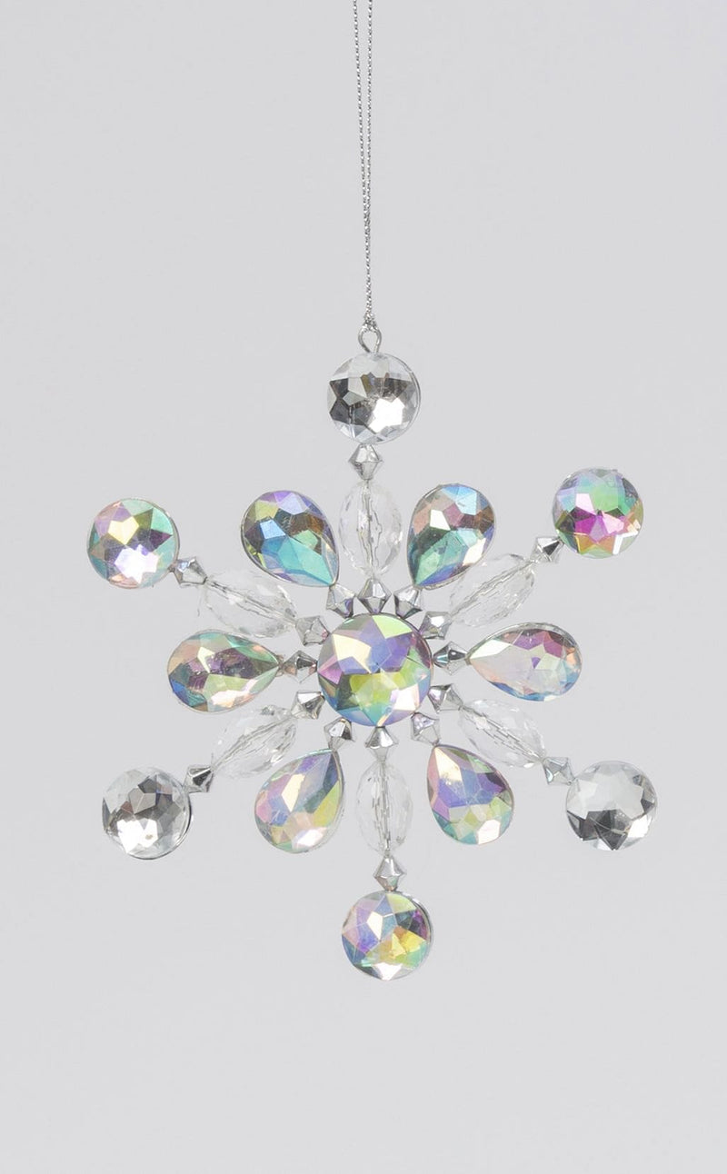 5 inch Snowflake Ornament - Round - Shelburne Country Store