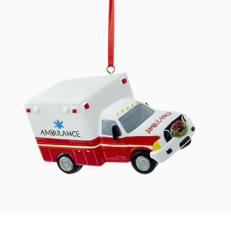 4 inch Resin Ambulance Ornament - Shelburne Country Store