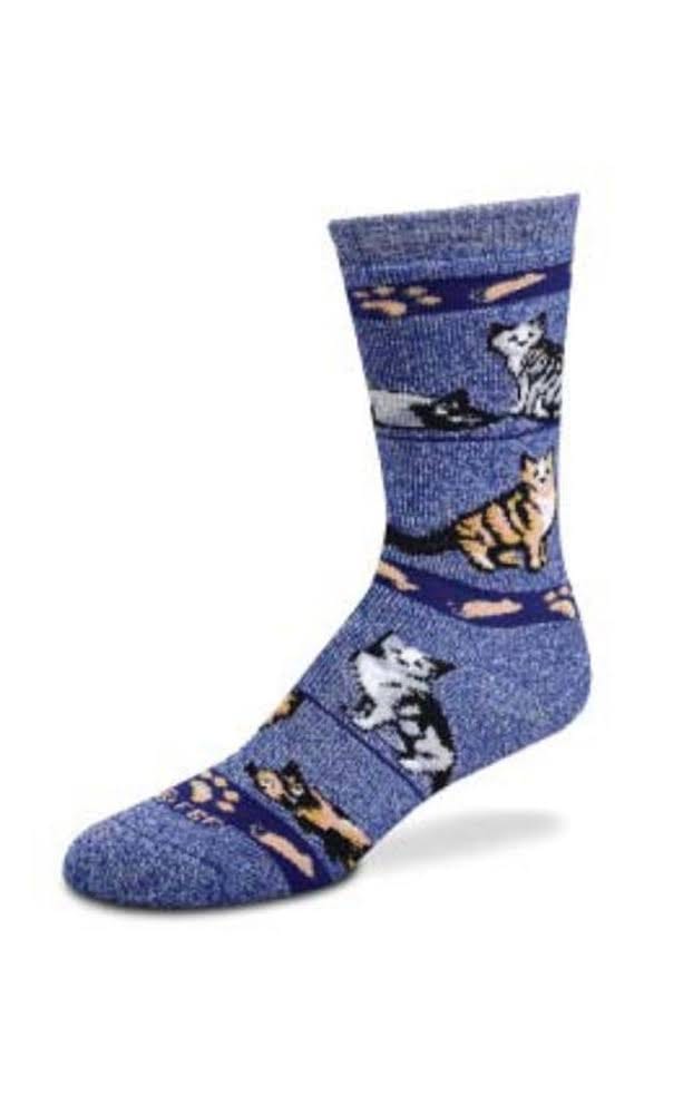 Denim Cat Adult Medium Socks - Shelburne Country Store