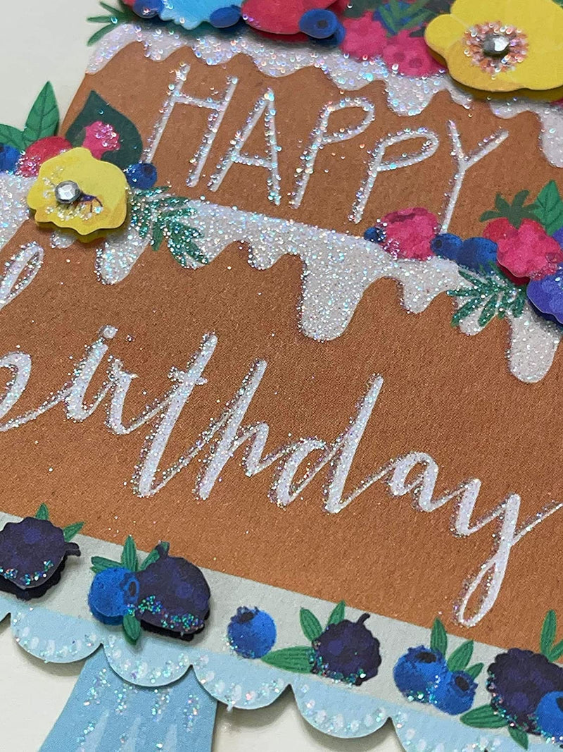 Berry Flower Cake - Birthday Card - Shelburne Country Store