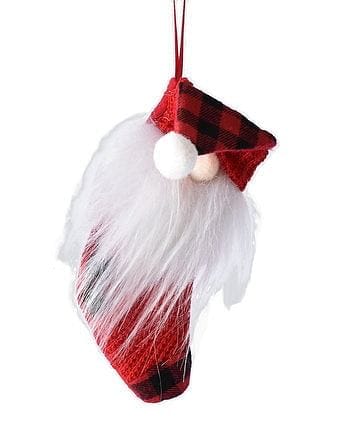 Buffalo Check Gnome Gift Card Holder - Red - Shelburne Country Store