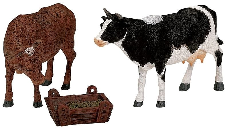 Feeding Cow & Bull - Shelburne Country Store