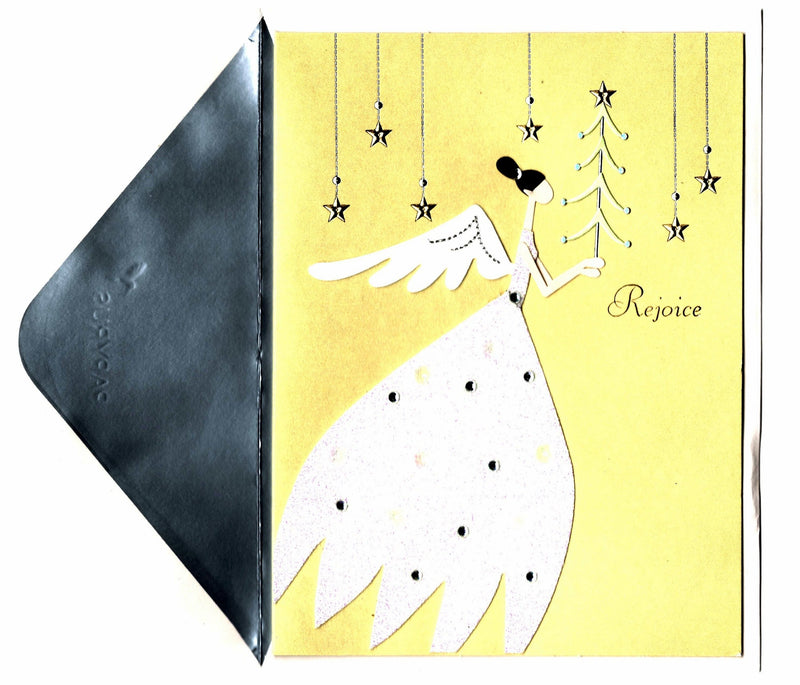 Angels And Stars Christmas Card - Shelburne Country Store