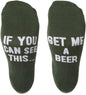 Get Me A Beer Cotton Blend Socks - Shelburne Country Store