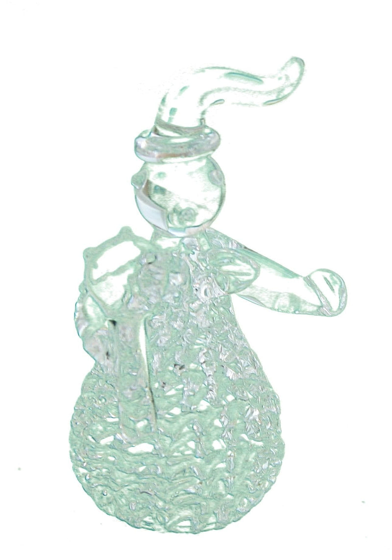Spunglass Ornament - Clear Snow Woman - Shelburne Country Store