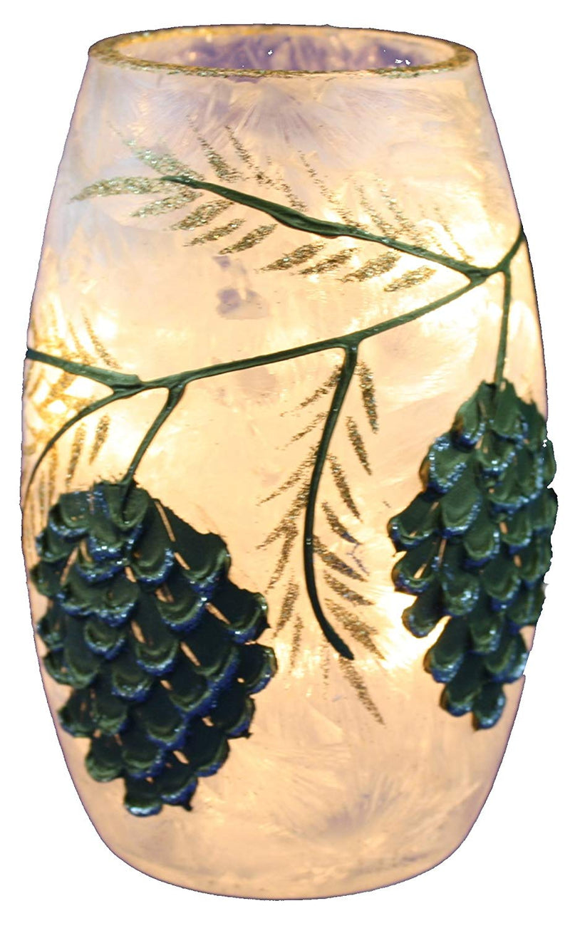 Lighted Pinecone Vase - - Shelburne Country Store