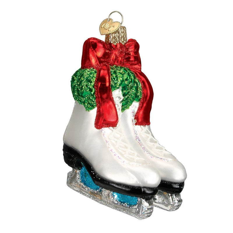 Old World Christmas Holiday Skates Glass Blown Ornament - Shelburne Country Store