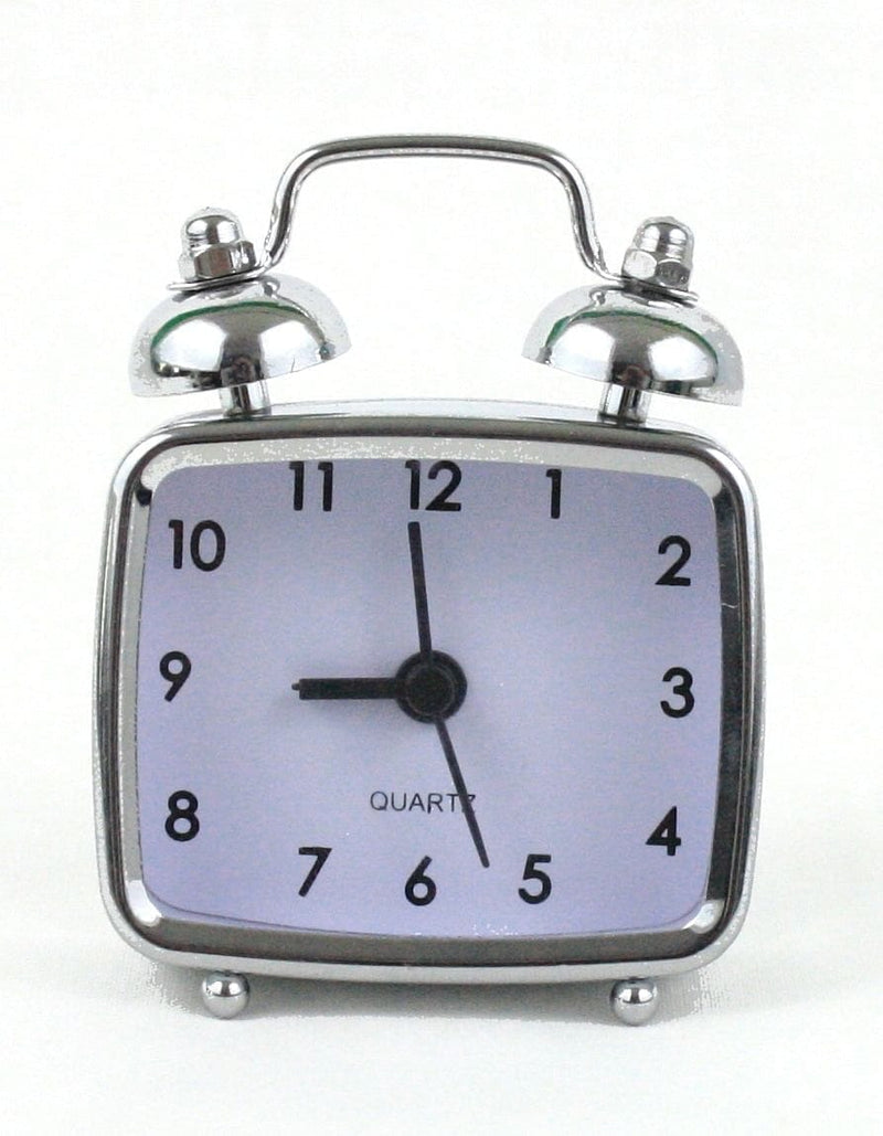 Metallic Mini Alarm Clock - Shelburne Country Store