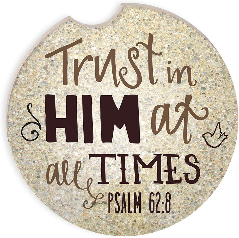 Trust In Him Car Coaster - Shelburne Country Store