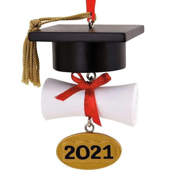 Graduation Cap Dated Ornament - Shelburne Country Store