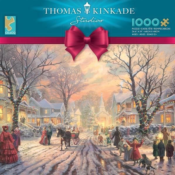 Thomas Kinkade Victorian Christmas Carol  1000 Piece Puzzle - Shelburne Country Store