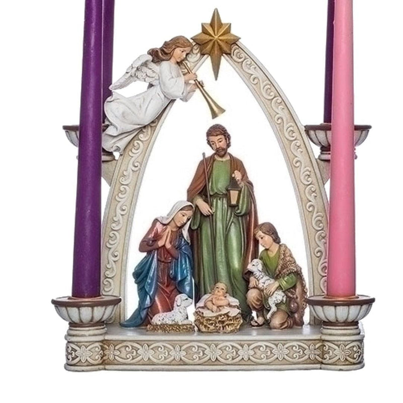 Advent Arch With Holy Family - Shelburne Country Store