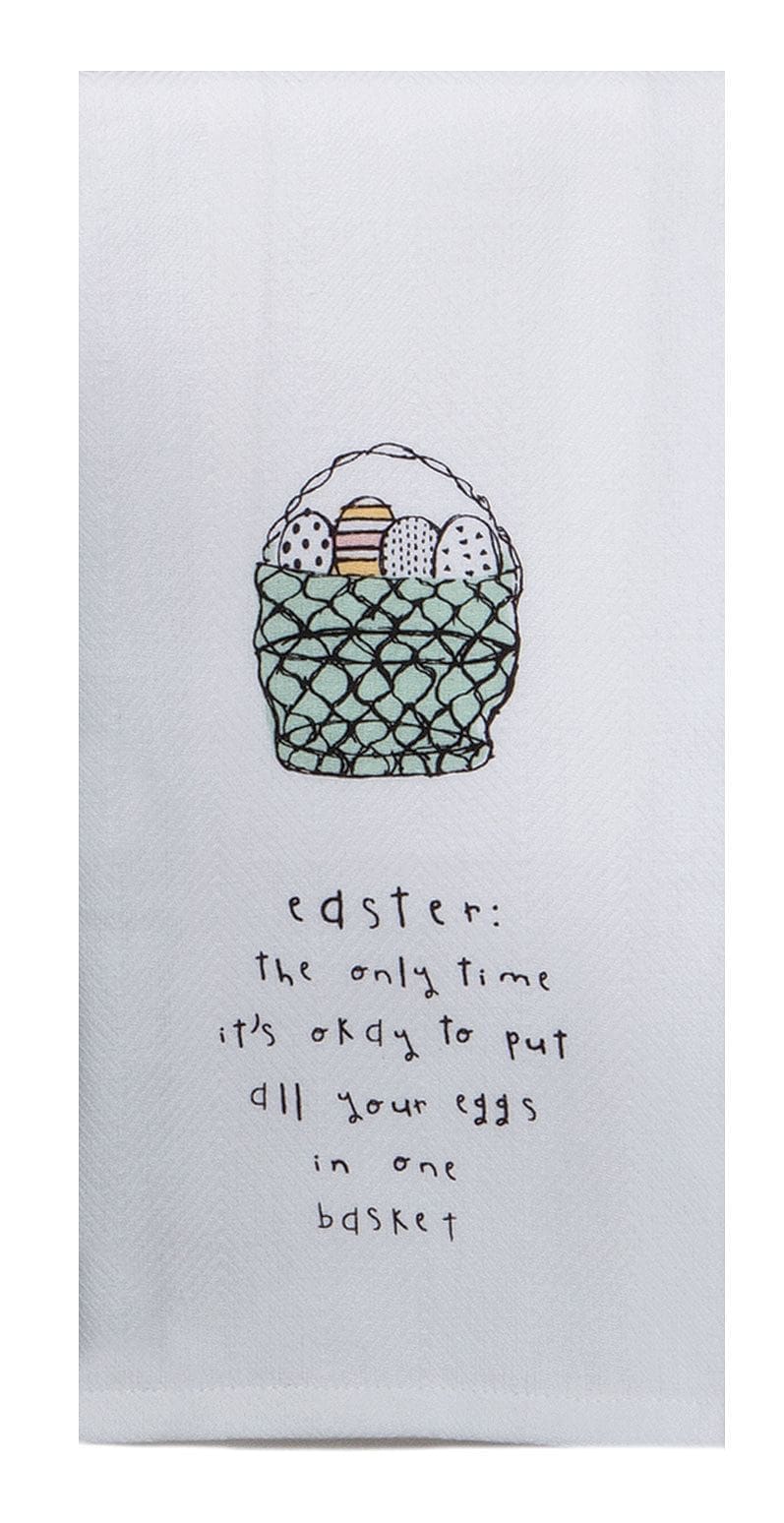 Eggs in One Basket Tea Towel - Shelburne Country Store