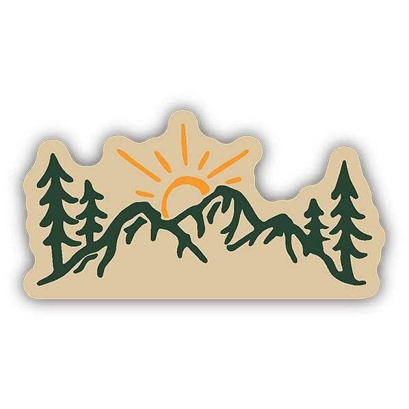 Sun Over Mountains - Large Printed Sticker - Shelburne Country Store