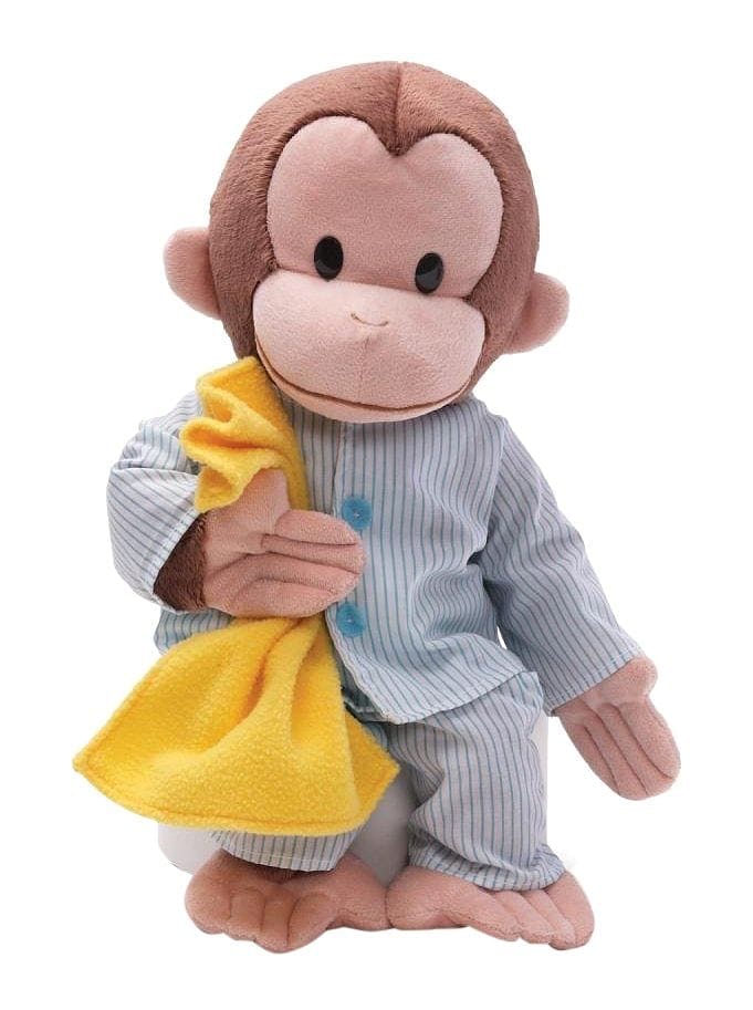 Curious George Pajamas Monkey Stuffed Animal Plush, 16 inch - Shelburne Country Store
