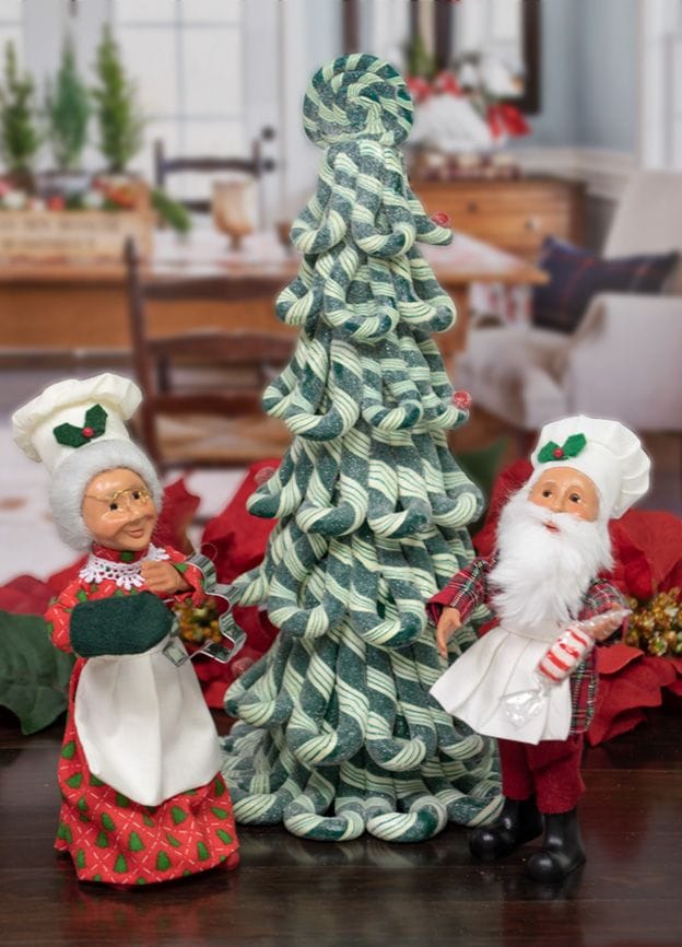 12 Inch Green Candycane Tree - Shelburne Country Store