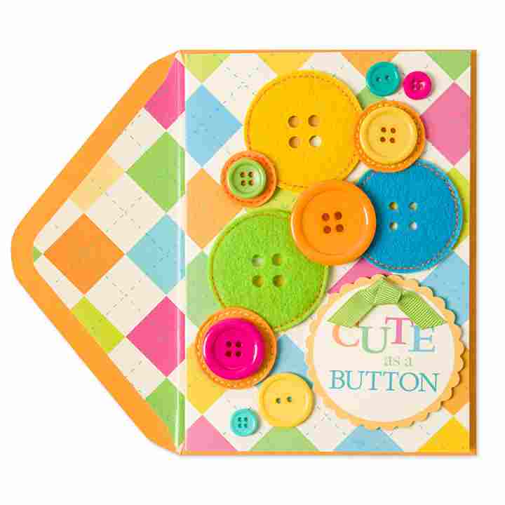 Cute As A Button Card - Shelburne Country Store