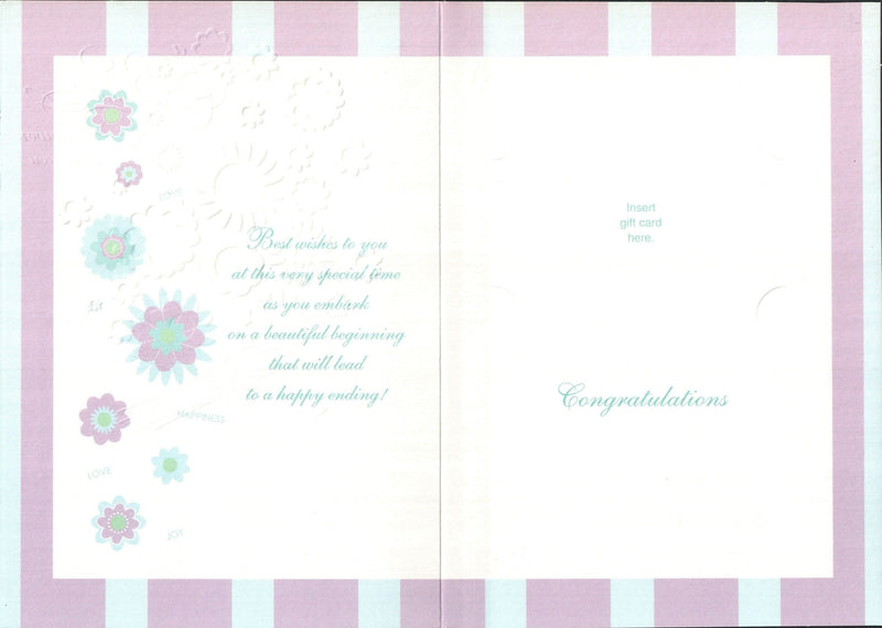 Bridal Shower Card with Gift Card Insert - Shelburne Country Store