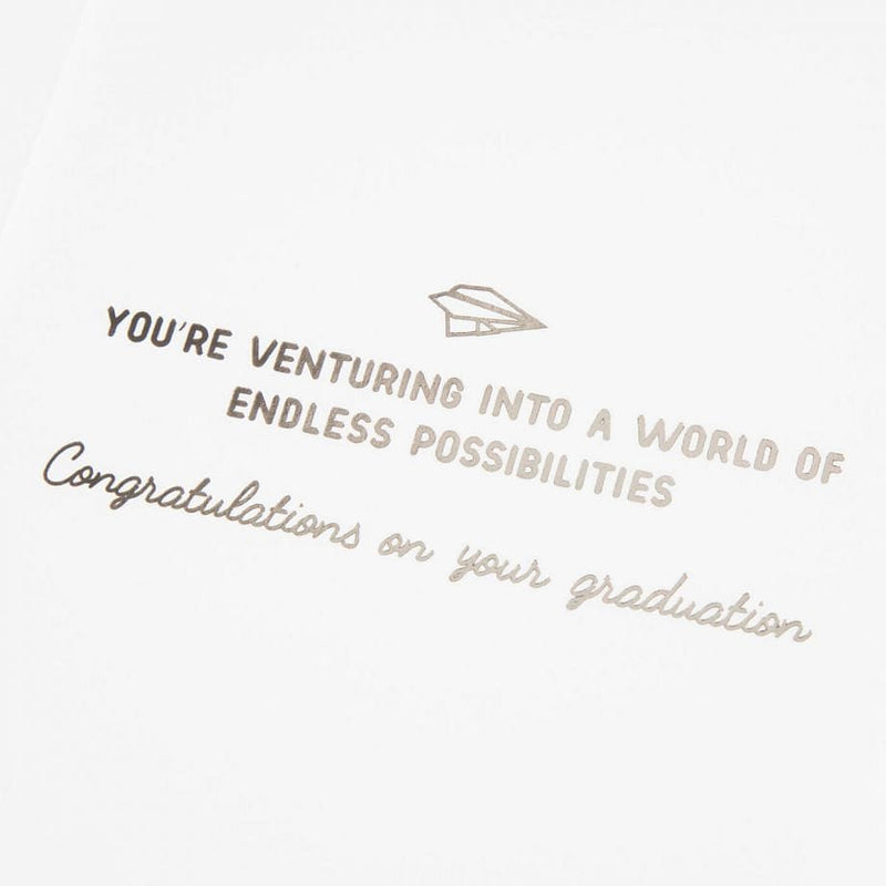 Paper Airplane Graduation Card - Shelburne Country Store