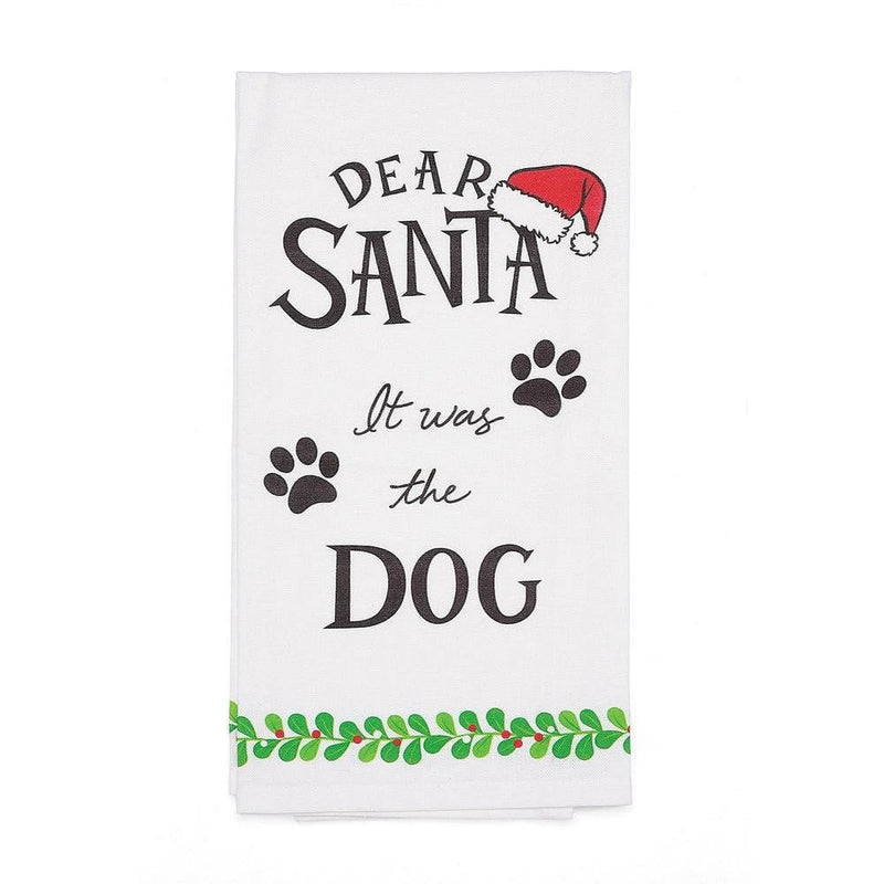 Dear Santa it was the Dog Bar Towel - Shelburne Country Store