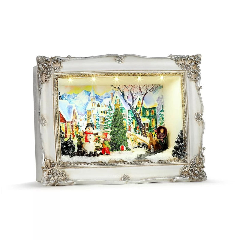 Mr. Christmas 11.25-Inch Animated Village Scene Shadow Box - Shelburne Country Store