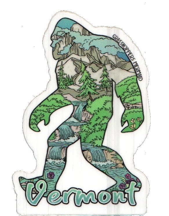 Bigfoot Mountains - Printed Sticker - Shelburne Country Store