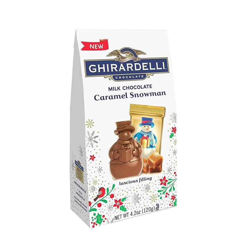 Ghirardelli Milk Caramel Snowman - Shelburne Country Store