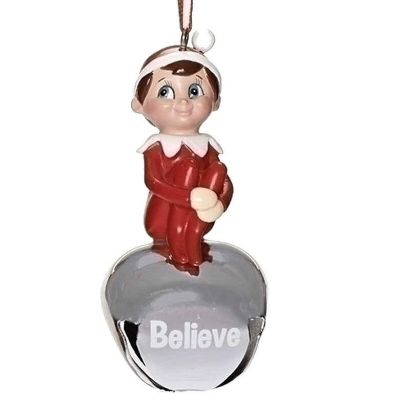 Elf on The Shelf 'Believe' Jingle Bell Ornament - Shelburne Country Store