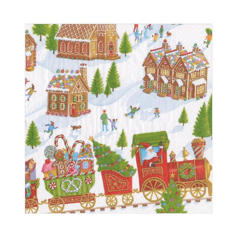 Gingerbread Village  Paper Luncheon Napkins - 20 Per Package - Shelburne Country Store