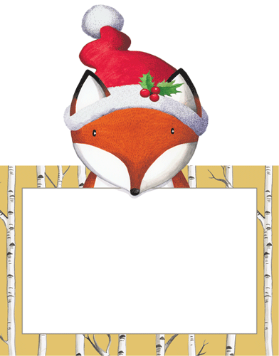 Foxy Place Card - Shelburne Country Store