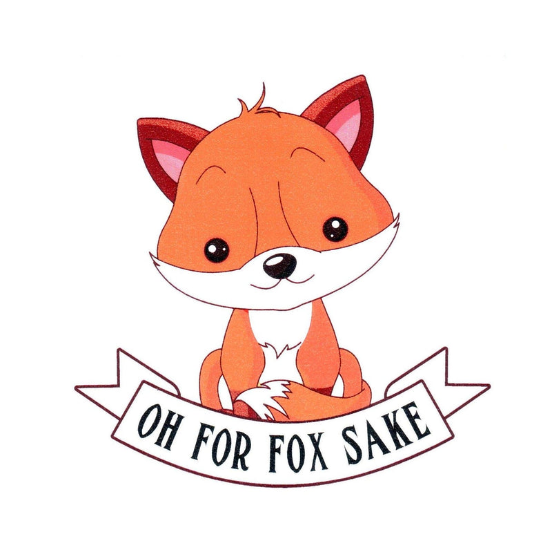 For Fox Sake - Fox Sticker - Shelburne Country Store