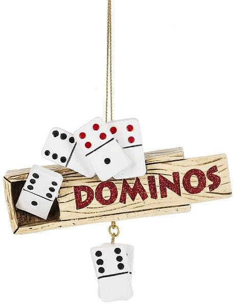 Dominos Game Ornament - Shelburne Country Store