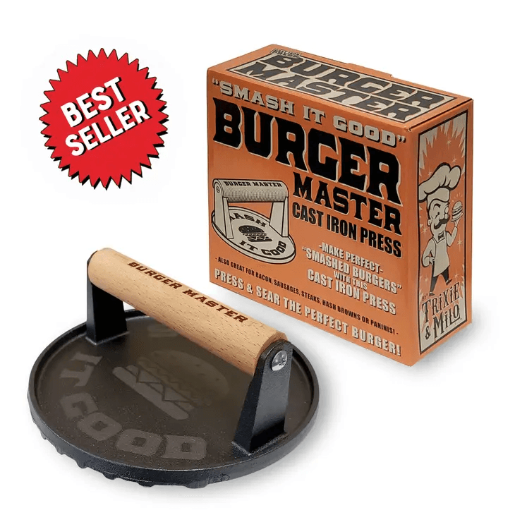 Burger Master - Cast Iron Press - Shelburne Country Store