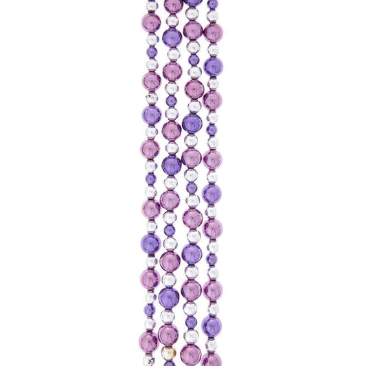Purple and Silver Garland - 58 Inches - Shelburne Country Store