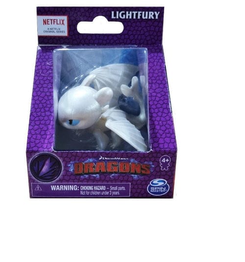Dreamworks Dragons Collectible Mini Dragon Figure - Lightfury - Shelburne Country Store