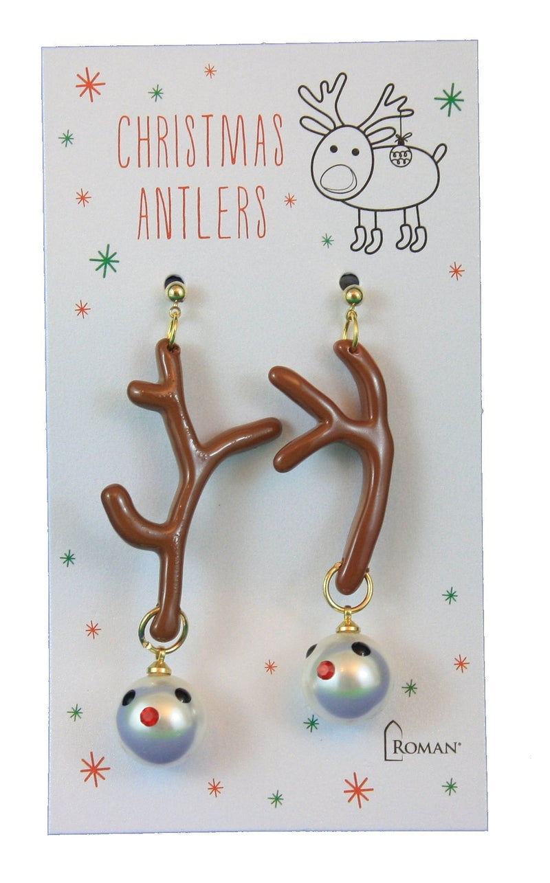 Christmas Antlers Earring Set - - Shelburne Country Store