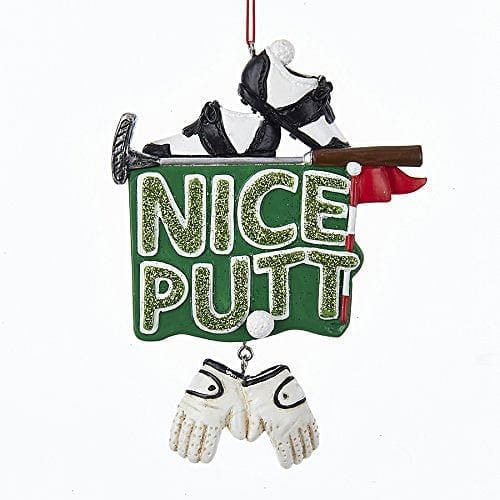 5 inch Painted Golf W/Gloves Danglers - Shelburne Country Store