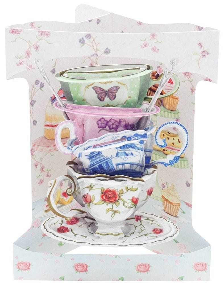 Tea Cups - Swing Card - Shelburne Country Store