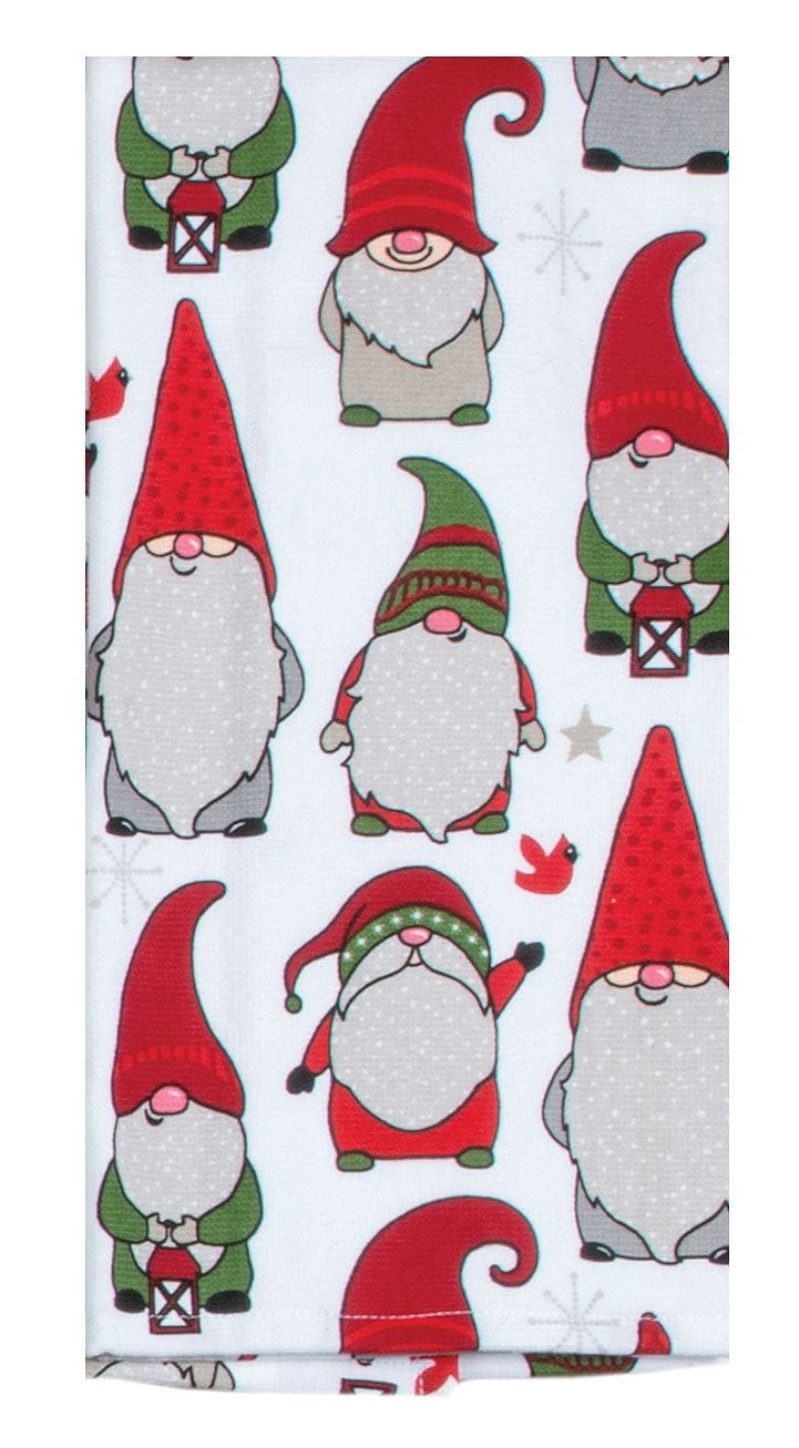 All Over Gnome Dual Purpose Terry Towel - Shelburne Country Store