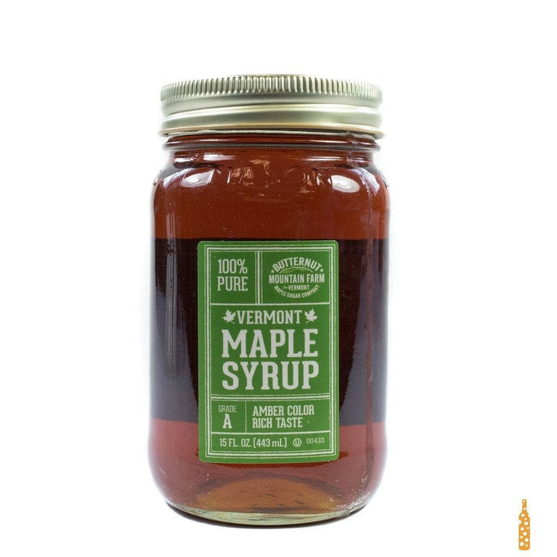 15 oz Mason Jar - Amber Maple Syrup - Shelburne Country Store