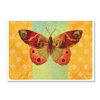 Butterfly With Glitter Blank Card - Shelburne Country Store