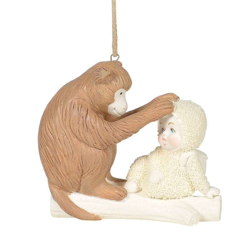 Meeting a Monkey Ornament - Shelburne Country Store