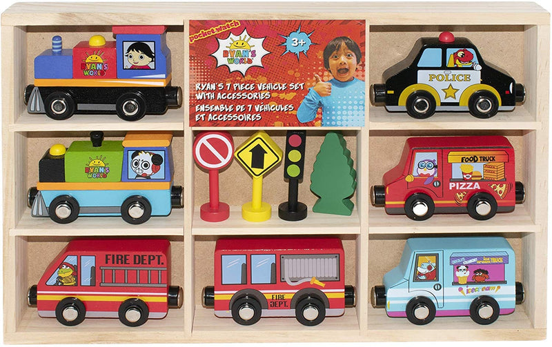 Ryans World 7 Piece Vehicle Set with Accessories - Shelburne Country Store